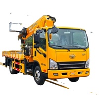 Camion-grue d'ingénierie pour l'installation de vannes et les travaux de conservation des eaux municipales