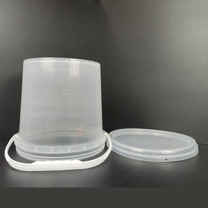 Chất Lượng Cao Với Nắp Xử Lý Không Thấm Nước Trong Suốt 8L Tùy Chỉnh In Xô Nhựa Nhỏ Xô - Product Image 3