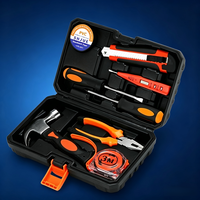 Kit d'outils ménagers et automobiles : Ciseaux, coupe-fils, tournevis, mini-marteau