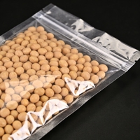 Sacs en plastique à fermeture éclair à trois côtés de qualité alimentaire, étanches à l'humidité et aux odeurs, adaptés à l'emballage de divers produits