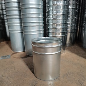Custom Outdoor Waste <b>Bins</b> Galvanized Steel Oval Round Shapes 026 Part <b>Number</b> Metal Construction - Product Image 2