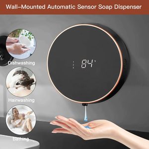 Ipx5 Không Thấm Nước 300Ml Tay Miễn Phí Wall Mount Có Thể Sạc Lại Gel/Bọt Xà Phòng <span class=keywords><strong>Dispenser</strong></span> Tự Động Món Ăn Xà Phòng <span class=keywords><strong>Dispenser</strong></span> Cho Phòng Tắm Nhà Bếp - Product Image 6