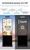 Señalización Digital Inteligente para Pisos ODM, Actualización Remota en la Nube, Kiosco Publicitario Comercial, Pantalla Interactiva Multitáctil Personalizada