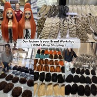 Perruques courtes lisses Goodluck SDD pour femmes noires, perruques courtes bouclées afro, perruque courte bouclée sans colle avec dentelle frontale