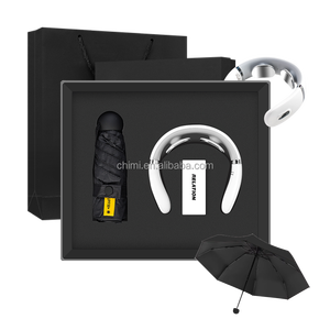 Meilleur Cadeau Pour La Promotion Commerciale En Gros <span class=keywords><strong>Pas</strong></span> <span class=keywords><strong>Cher</strong></span> Personnalisé Mini Parapluie + Masseur De Cou Ensemble D'entreprise - Product Image 1