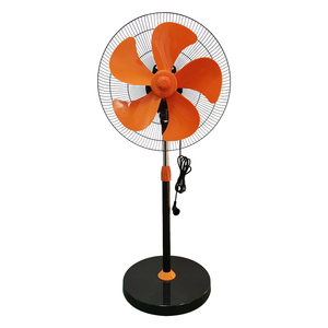 18-inch Orange Metal Mechanical Bladeless Oscillating Energy Efficient Outdoor Hotel Electric <strong>Upright</strong> Air Cooling <strong>Fan</strong> Adjustable - Product Image 6