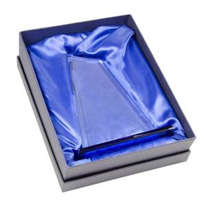 Transparent Blue Glass <b>Eyewear</b> <b>Display</b> 190X120X10Mm Stand - Product Image 3