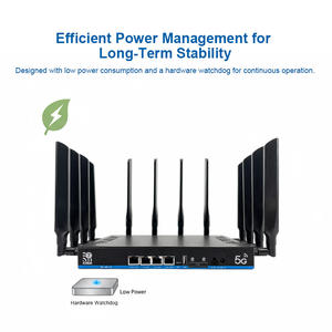 5G Tri-Band WiFi 7 LTE SIM-kaart <span class=keywords><strong>2</strong></span>.5G RJ45-poorten Openwrt draadloze wifi-router BE19000 CPE <span class=keywords><strong>IoT</strong></span> zakelijk gebruik - Product Image 5