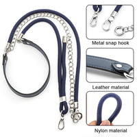 Sangle de téléphone universelle YLDS en cuir et métal, réglable, longue, tendance, de haute qualité, pour sac à bandoulière ou poignet