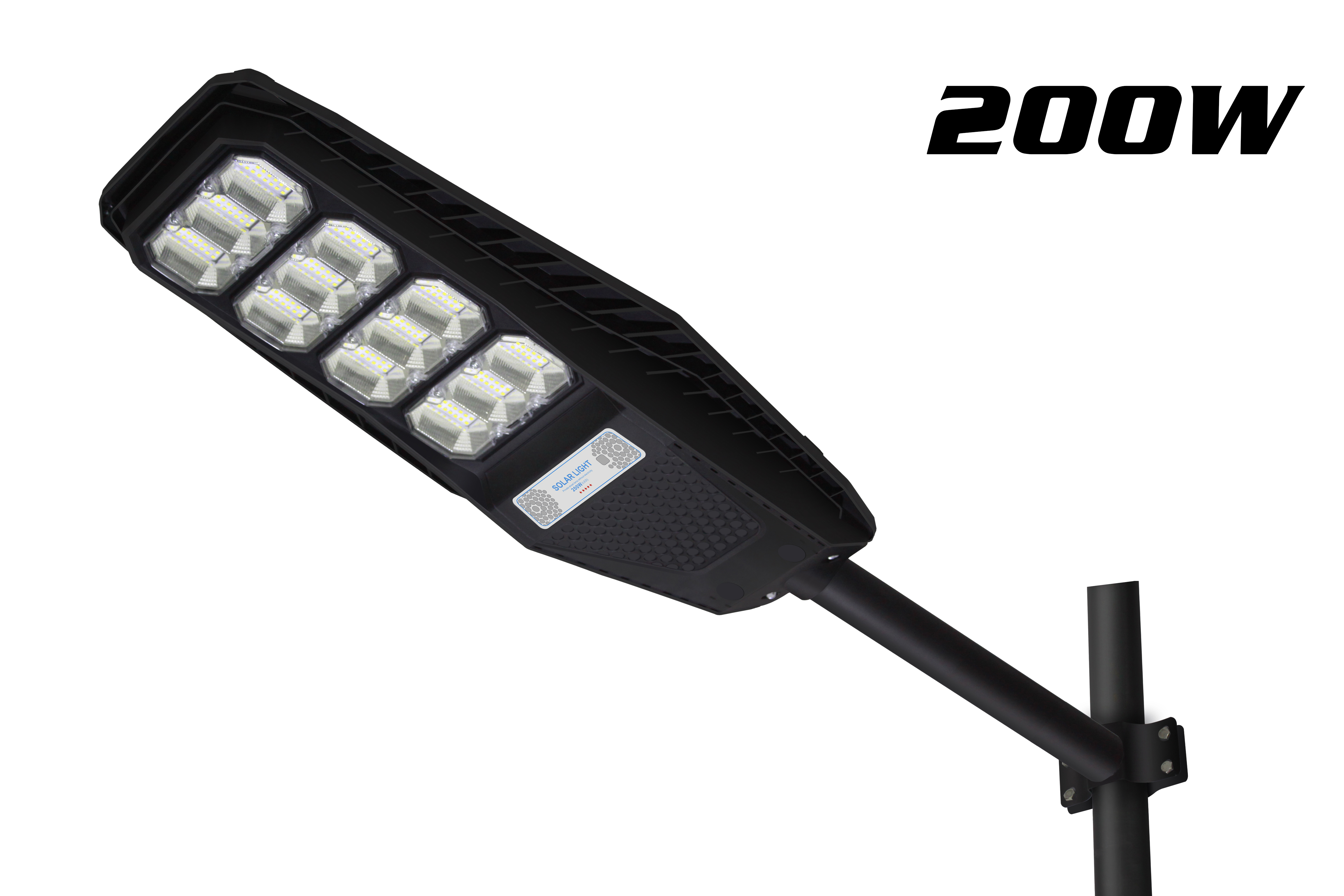 IP65 Aluminum LED Solar Street Light Integrated Radar Sensor Outdoor Projector Lamp
