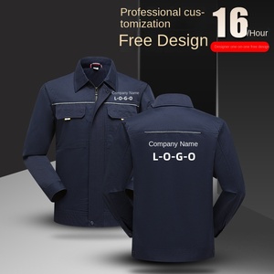 Combinaisons <span class=keywords><strong>de</strong></span> travail en <span class=keywords><strong>lin</strong></span> printemps-automne unisexe, protection du travail haut <span class=keywords><strong>de</strong></span> gamme, vêtements d'<span class=keywords><strong>atelier</strong></span> d'usine - Product Image 4
