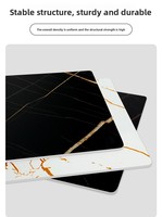 Panel de Pared de PVC con Recubrimiento UV Brillante de 4x8 Pies (1.22x2.44m), Resistente al Agua y al Fuego, con Diseño de Mármol, para Baños y Hoteles
