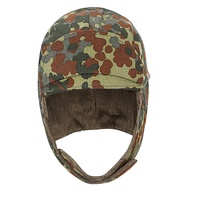Dairui Chapeau de trappeur camouflage d'hiver Double épaissi doublé polaire Oreillettes Coupe-vent Chapeau d'aviateur pour hommes femmes pour la chasse en plein air