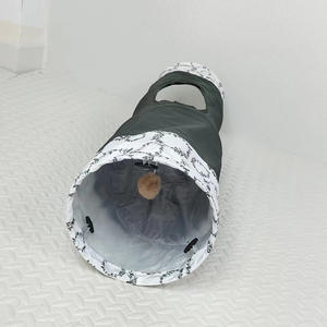 Nieuwe Oxford-stof mode hoge kwaliteit bedrukte bladeren herfst/winter kattentunnel & tent met aangepast logo D25*90cm - Product Image 3