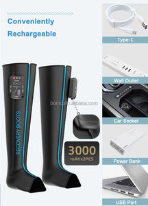 Botas de Compresión Secuencial de Grado Médico Zoshine - La Mejor Máquina de Masaje de Aire para el <span class=keywords><strong>Dolor</strong></span> de <span class=keywords><strong>Piernas</strong></span> y Terapia de Circulación - Product Image 3