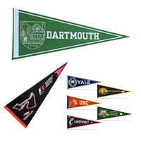 Banderas de Fieltro Personalizadas al por Mayor, Duraderas, con Certificación TUV, para Decoración, Publicidad, Fiestas, Equipos de Fútbol, Clubes