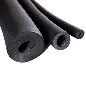 1 inch thick pipe insulation non toxic acoustic rubber and plastic insulation pipe 16mm 19mm cryogenic pipe with insulation