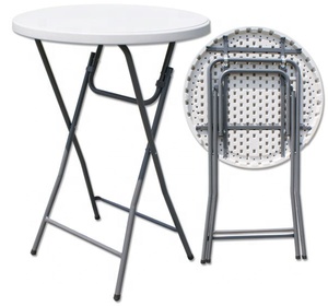 Tragbarer 6-Fuß-Klapptisch aus tragbarem Polyethylen für den Innen-und Außenbereich - Product Image 3