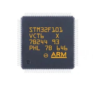 새로운 오리지널 전자 부품 IC 조달 STM32F1 시리즈 LQFP-100(14x14) STM32F101VCT6