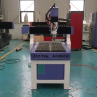 Mini graveur CNC pour bois AKM6090, machine à bois avec outils CNC à fente en T, graveur de bois MDF