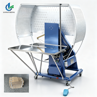 Machine à cerclage de cartons, machine à cerclage semi-automatique pour carton ondulé, machine à cerclage de extrémités en PE