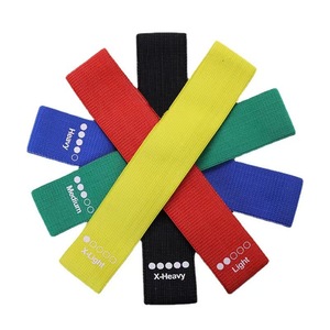 Juego de Bandas de Resistencia de Fabricación Alemana, 5 Piezas, de Poliéster de Colores, Resistencia Media, para Fisioterapia y Ejercicio - Product Image 1