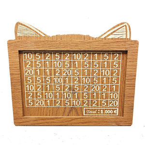 Con heo đất bằng nhựa an toàn trong hình dạng ngôi nhà trẻ em đầu tiên tiết kiệm tiền hộp với mẫu số cho trẻ sơ sinh và thanh thiếu niên - Product Image 5