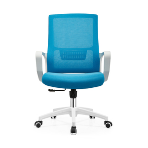 Silla de Oficina Ejecutiva Moderna de Tela Negra a Bajo Precio, Giratoria, Ajustable en Altura, Importada, Respaldo Medio, Muebles de Oficina de Fábrica - Product Image 3