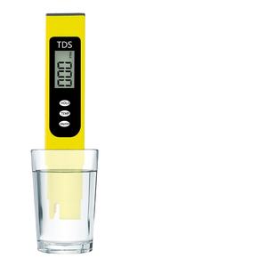 Testeur de qualité de l'eau TDS jaune de haute précision | 0 - 9990PPM large gamme de tests OEM/ODM certifié CE & RoHS format de poche - Product Image 1