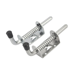 OEM phong cách Bolt trên mùa xuân nạp hàng rào cổng chốt khóa bạc kẽm mạ <span class=keywords><strong>Trailer</strong></span> chốt - Product Image 3