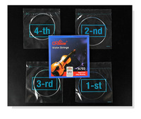 Alice — cordes pour violon Alice A703, 4 pièces, accessoires de musique, vente en gros,