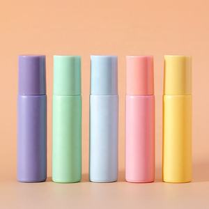 Di Grande Successo MOQ Basso 100pz Bottiglia di Vetro Roll-On da 10ml Colori Multipli Flacone Satinato con Sfera Roller per Confezione Olio Essenziale Rinfrescante - Product Image 2