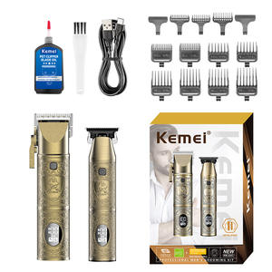 Set de Cortadora de Cabello Komei, Metálica, Retro, Profesional, Eléctrica, Modelo KM-2241, Motor sin Escobillas, 7000-9000 rpm - Product Image 2