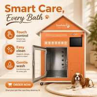 Máquina Automática de Lavado de Mascotas de Autoservicio, Estación de Lavado de Perros con Pantalla Táctil Inteligente, Sistema de Pago, Secado y Desinfección