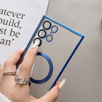 Casing Ponsel Magnetik Pelindung Lensa Kamera untuk Huawei P30 P40 P50 Mate 20 30 40 50 Pro, Cover Handphone Funda