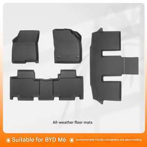 Protector de Piso para Automóvil BYD M6/BYD EMAX7 2010-2013, 3D, para Todo Clima, TPE, <span class=keywords><strong>Volante</strong></span> a la Derecha - Product Image 3