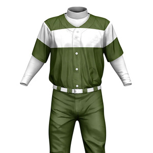 Uniforme de baseball personnalisé à prix raisonnable, service OEM, dernier style, tenue d'équipe unisexe, ensemble d'uniformes de baseball pour équipe - Product Image 4