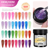 Gel de construction en pot 100g personnalisé en usine, marque privée, sans HEMA, sans sensation de chaleur, végétalien, gel dur pour salon de manucure