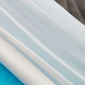 Fabrieksprijs Op Maat Ergonomische Koelgel Traagschuim Halskussens Golfvorm Mesh Bed Comfortabele Stof Cervicale Massage - Product Image 5