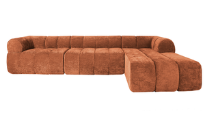 Ensemble de canapé sectionnel en forme de L moderne avec mousse haute densité, housse lavable, chaise longue - Product Image 3