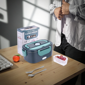 Portable Lunch Box With <b>Plastic</b> Lid Heatable <b>Food</b> <b>Container</b> for On-the-Go Heating and Storage Solution DFH-001 Heatable Lunch Bo - Product Image 3