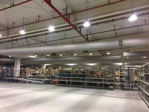 100% 폴리에스터 방염성 유연한 에어삭스 원단 HVAC 시스템 현대 산업 디자인 학교 호텔 사무실 건물용 - Product Image 4