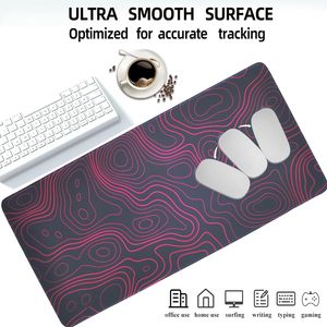 XXL Màu Đỏ Mousepad mồ hôi-proof bàn Mat vải mềm Superior kiểm soát bề mặt Quà tặng cho người chơi trò chơi tùy chỉnh - Product Image 4