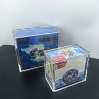 Boîte de présentation en acrylique pour Élite Trainer Box 30e anniversaire avec couvercle magnétique robuste, boîte de protection ETB pour Pokémon TCG