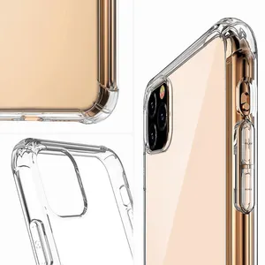 IPhone 11 Pro用透明ケース防水アクリルバックカバー電話ケース