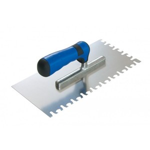 Espátula de pegamento de acero inoxidable para azulejos grandes 49H SIGMA Esparcidor sin aire para una colocación eficiente de azulejos - Product Image 2