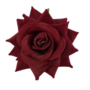 Centrotavola con Fiori Artificiali, Decorazioni Floreali per Matrimoni, Piccola Rosa a Corno in <span class=keywords><strong>Camoscio</strong></span> - Product Image 1