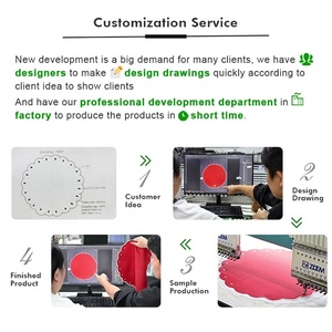 Vente en gros de serviettes en coton et lin modernes faites à la main, brodées avec logo lapin de Pâques, lavables en machine, à rayures, personnalisables pour la fête à la maison - Product Image 2