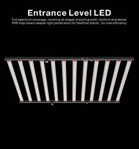 होंगयी 1500 डब्ल्यू 12 बार फोल्डेबल एलईडी लाइट स्ट्रिप्स पीपे 2.7 यूएमएल/जे पूर्ण स्पेक्ट्रम उगाई रोशनी डी. एल. - Product Image 3