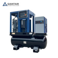 200 L 300 L 400 L 500 L Compresseur d'air industriel électrique rotatif à vis Compresseur d'air intégré 4 en 1 Sécheur d'air combiné